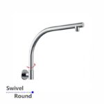 Chrome Wall Shower Arm