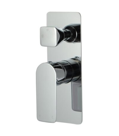 VOG Series Solid Brass Chrome Wall Mixer with Diverter