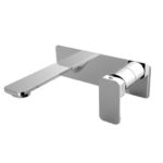 IVANO Series Chrome Wall Mixer With Spout Trim Kit(match CLPS)