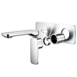 IVANO Series Chrome Wall Mixer With Spout Trim Kit(match CLPS)