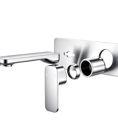 IVANO Series Chrome Wall Mixer With Spout Trim Kit(match CLPS)