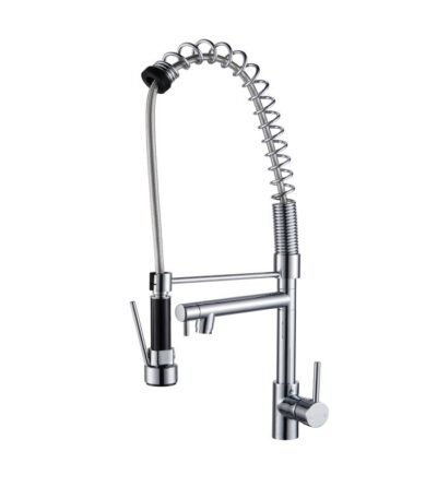 Chrome Pull Out Kitchen Mixer