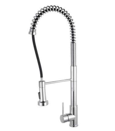 Chrome Pull Out Kitchen Mixer