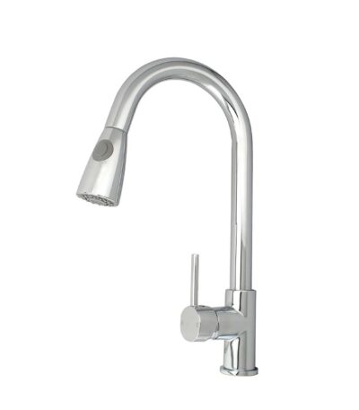 Chrome Pull Out Kitchen Mixer