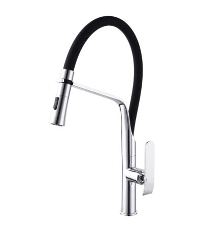 Chrome Pull Out Kitchen Mixer