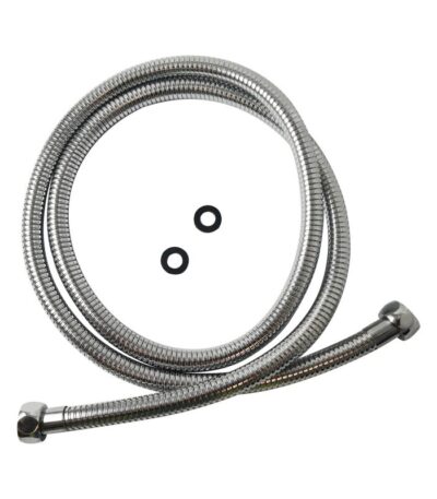 1500mm Chrome Stainless Steel Water Inlet/Outlet Shower Hose