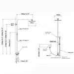 10" Chrome Shower Station