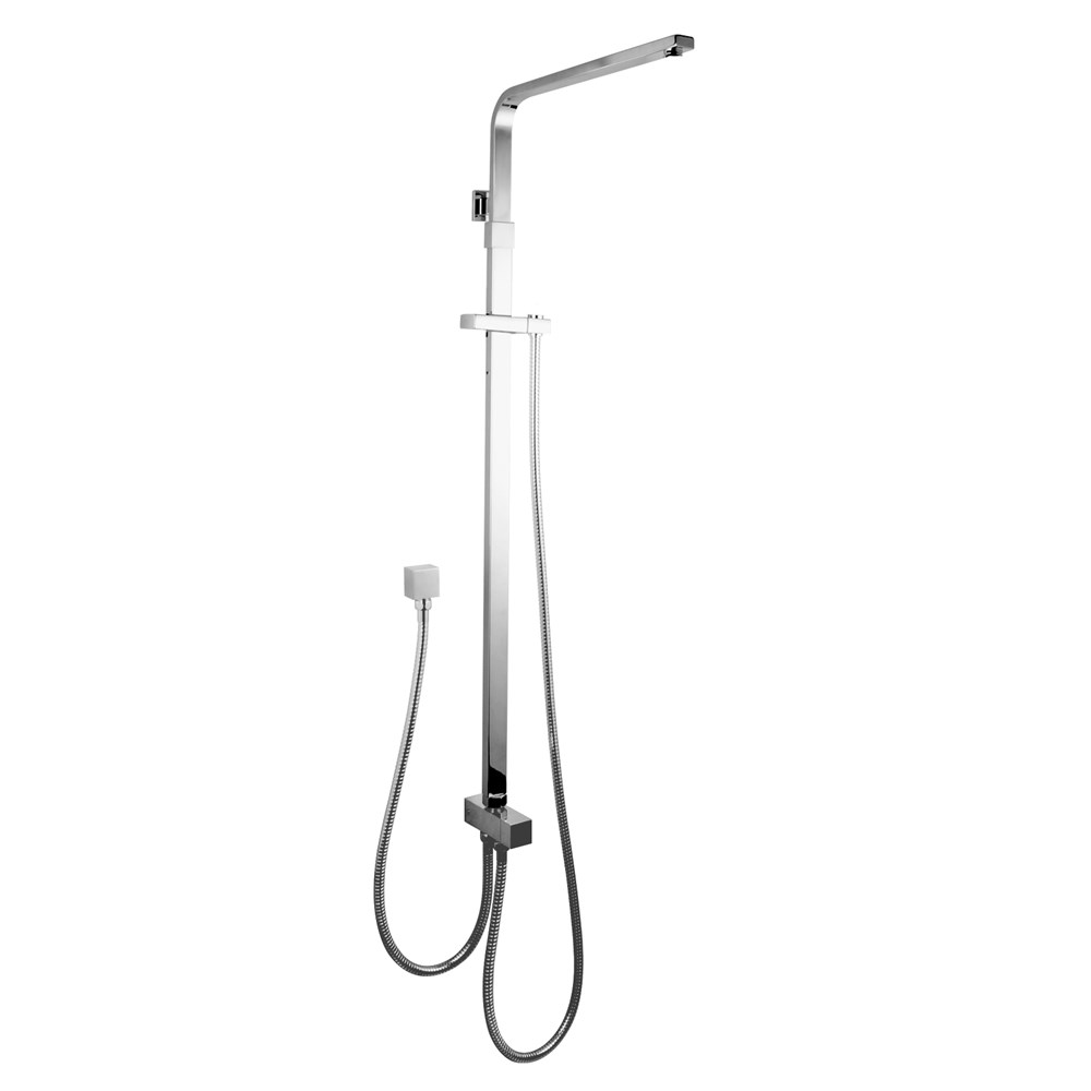 Chrome Shower Rail 1 Chrome Shower Rail