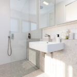 Square Chrome Hand Shower Elbow without Handheld Shower(Stainless Steel Hose)