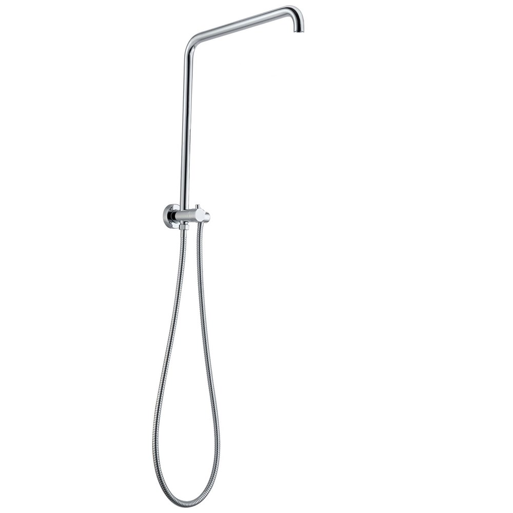 Chrome Shower Rail 1 Chrome Shower Rail