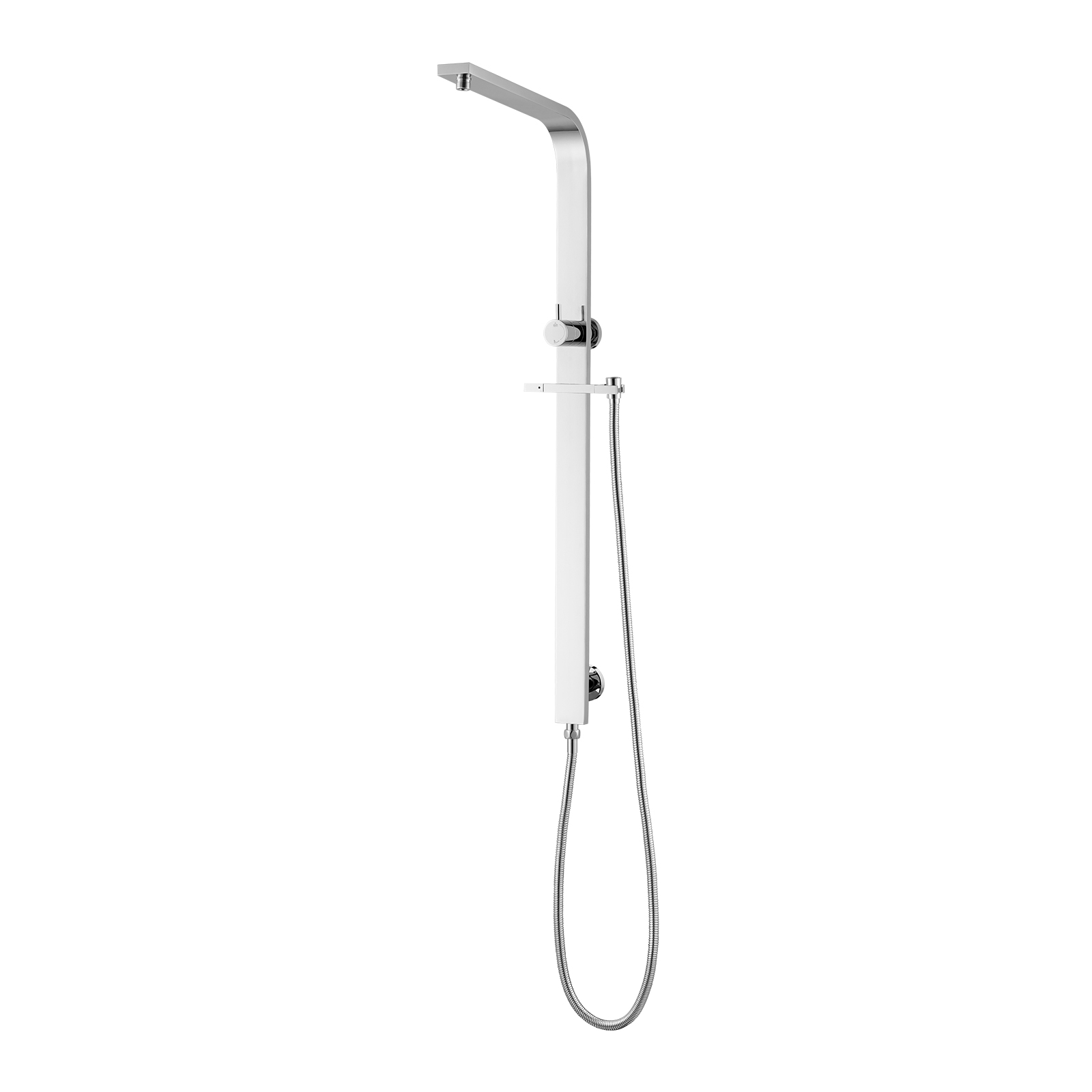Chrome Shower Rail 1 Chrome Shower Rail