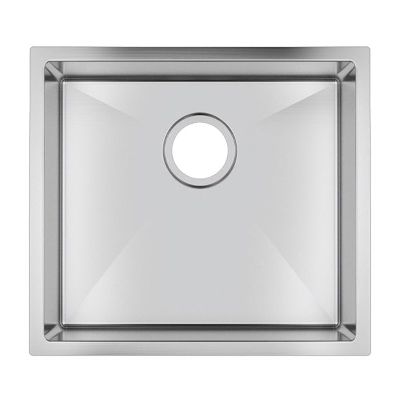 Round Corner Chrome Stainless Steel Handmade Single Bowl Kitchen Sink 500*440*230mm 1 Round Corner Chrome Stainless Steel Handmade Single Bowl Kitchen Sink 500*440*230mm