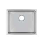 510x440x230mm Chrome Stainless Steel Single Bowl Kitchen Sink