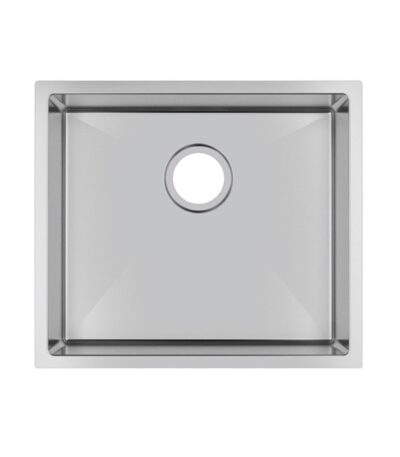 510x450x230mm Chrome Stainless Steel Single Bowl Kitchen Sink