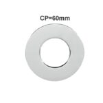 Chrome Cover Plate 60mm