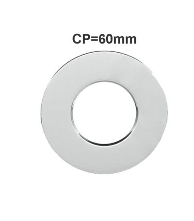 Chrome Cover Plate 60mm