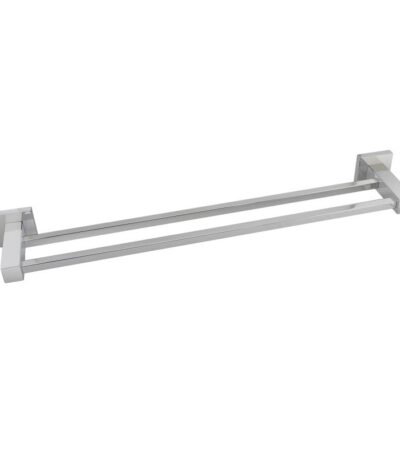 Chrome Double Towel Rail 800mm