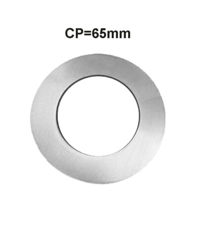 Chrome Cover Plate 65mm