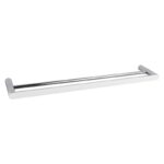 RUSHY - 800mm Chrome Double Towel Rail