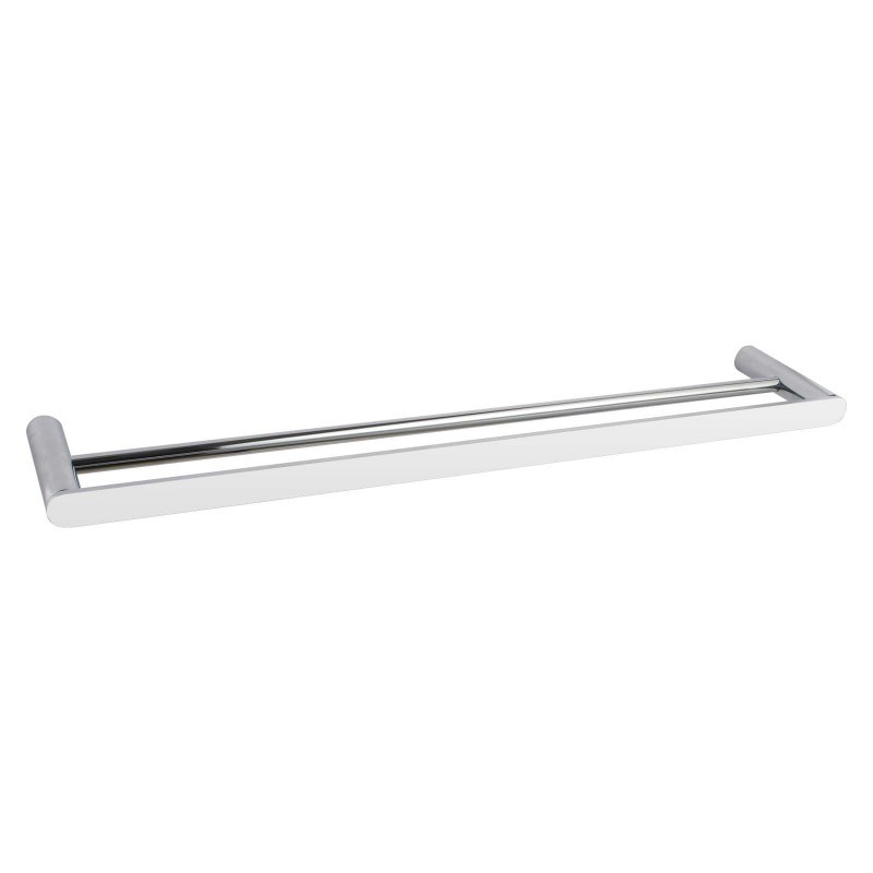 RUSHY - 800mm Chrome Double Towel Rail 1 RUSHY - 800mm Chrome Double Towel Rail