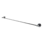 LUCID PIN - 800mm Chrome Cuttable Single Towel Rail