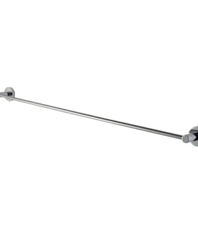 LUCID PIN - 800mm Chrome Cuttable Single Towel Rail