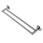 LUCID PIN - Chrome Cuttable Double Towel Rail
