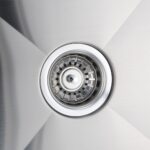 710x450x205mm Chrome Stainless Steel 1 & 1/2 Bowl Kitchen Sink