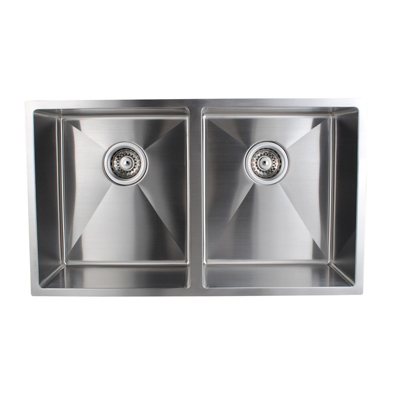 770x450x215mm Chrome Stainless Steel Double Bowl Kitchen Sink 1 770x450x215mm Chrome Stainless Steel Double Bowl Kitchen Sink