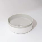 375*375*135mm Color Plus Textured Exterior Finish & Matte Dark Grey Interior Finish Above Counter Basin(32mm Nonoverflow)