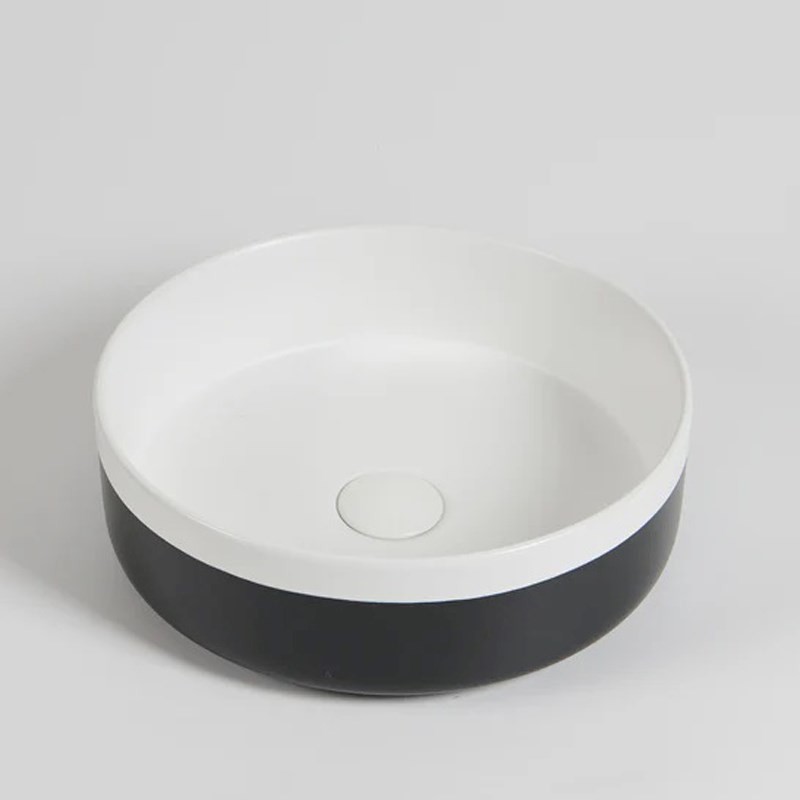 375*375*135mm Color Plus Textured Exterior Finish with Matte Black Edges & Matte Dark Grey Interior Finish Above Counter Basin(32mm Nonoverflow) 1 375*375*135mm Color Plus Textured Exterior Finish with Matte Black Edges & Matte Dark Grey Interior Finish Above Counter Basin(32mm Nonoverflow)