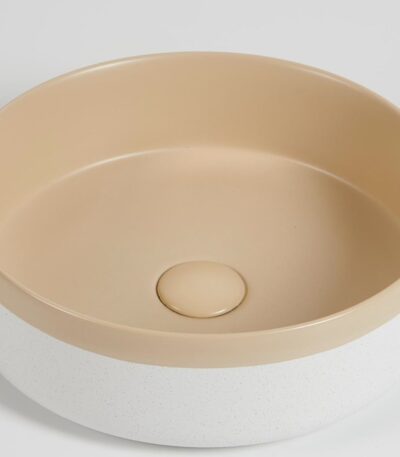 375*375*135mm Color Plus Textured Exterior Finish & Matte Peach Fuzz Interior Finish Above Counter Basin(32mm Nonoverflow)
