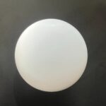 Matte White Ceramic Cap for Pop-up Waste