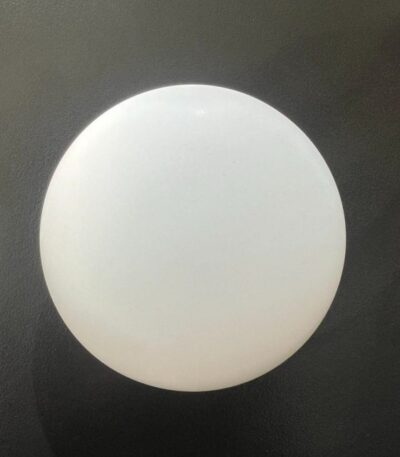 Matte White Ceramic Cap for Pop-up Waste