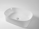 500x360x140mm Gloss White Above Counter Basin