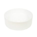 370x370x130mm Matte White Above Counter Basin