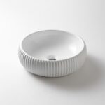 420x420x125mm Gloss White Abover Counter Basin