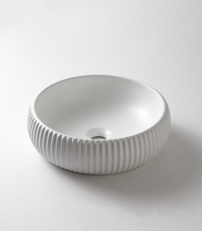 420x420x125mm Matte White Above Counter Basin