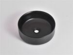 360x360x125mm Matte Black Above Counter Basin