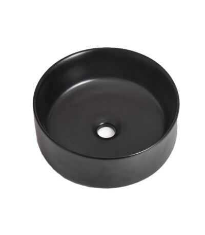 360x360x125mm Matte Black Above Counter Basin