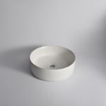 360x360x125mm Matte White Above Counter Basin