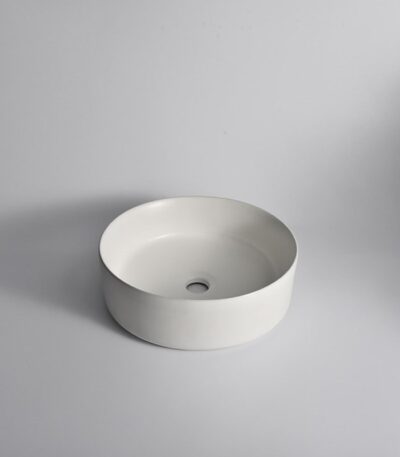 360x360x125mm Matte White Above Counter Basin