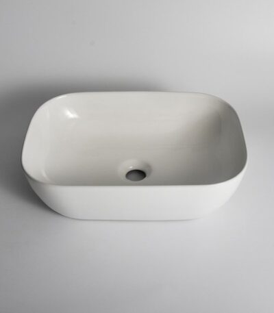 465x320x135mm Gloss White Above Counter Basin
