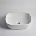 485x395x145mm Matte White Above Counter Basin