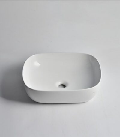 485x395x145mm Gloss White Above Counter Basin
