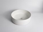 360x360x125mm Textured Exterior & Matte White Interior Above Counter Basin