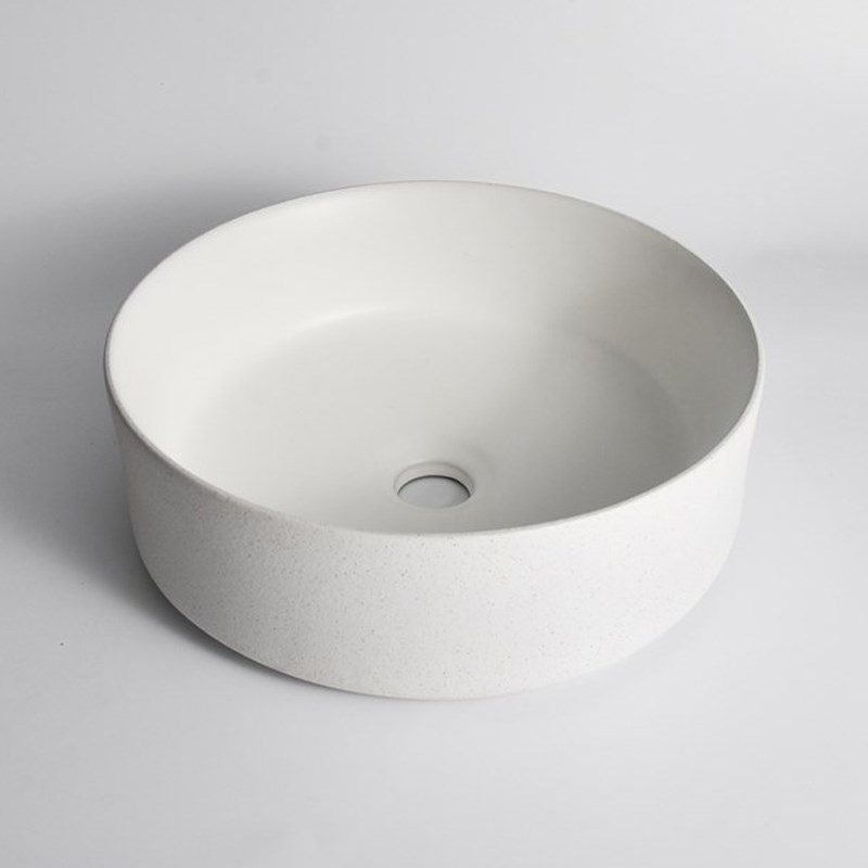 360x360x125mm Textured Exterior & Matte White Interior Above Counter Basin 1 360x360x125mm Textured Exterior & Matte White Interior Above Counter Basin