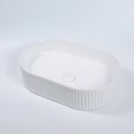 490x310x130mm Gloss White Above Counter Basin