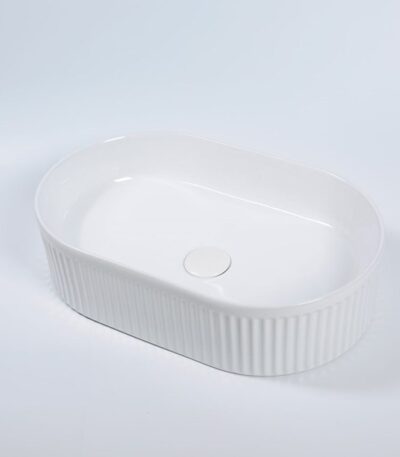490x310x130mm Gloss White Above Counter Basin
