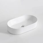 520x300x120mm Gloss White Above Counter Basin